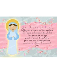 Magnetic prayer card - postal format