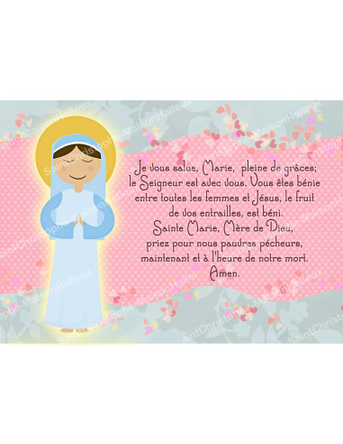 Biglietto magnetico da preghiera - formato postale