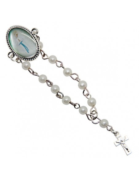 Broche chapelet Apparition de lourdes