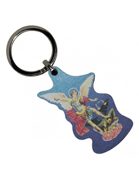 Keychains of the appearance of Lourdes in wood