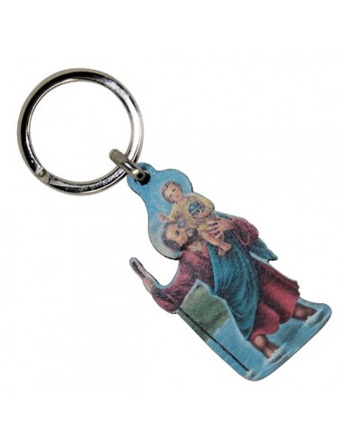 Praag Klein Jezus houten sleutelhanger