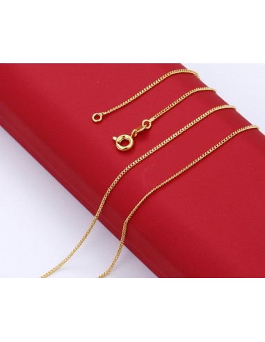 Gold plated chain 24 k - 45 cm