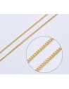 Gold plated chain 24 k - 45 cm