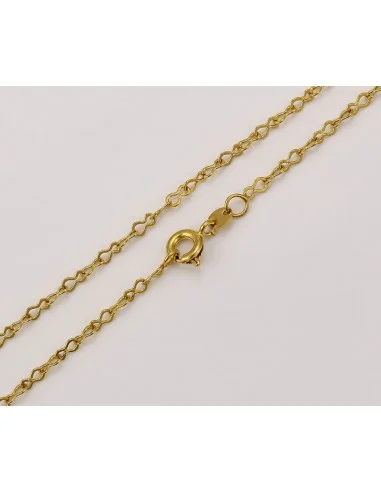Chaîne plaqué or 24 k - 43 cm