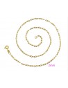 Gold plated chain 24 k - 43 cm