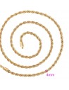 Cadena de oro 18 k - 60 cm