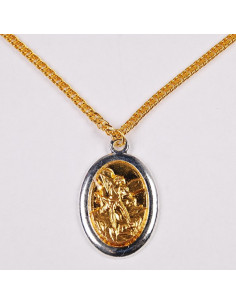 Médaille de Saint Michel Archange avec chaîne