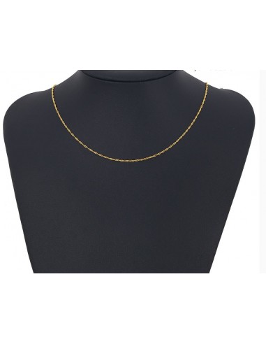 Gold plated chain 24 k - 45 cm