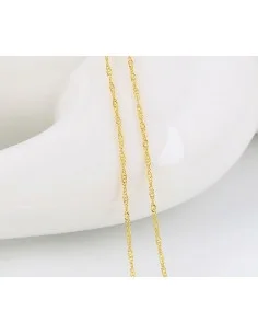 Chaîne plaqué or 24 k - 45 cm