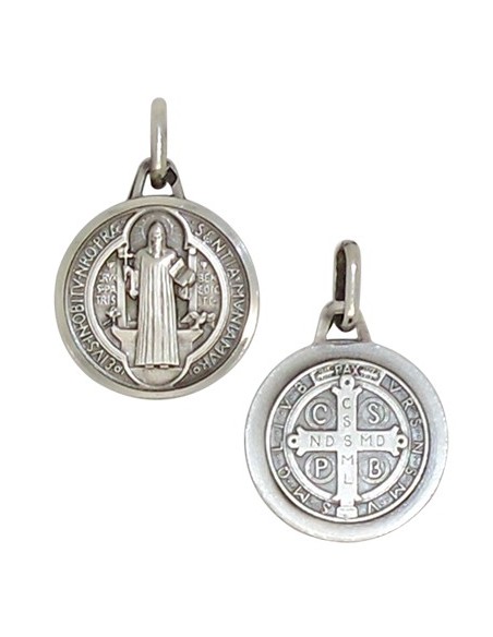 Saint Benedict Medal Silver 925