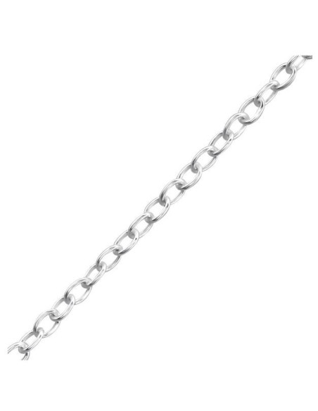 81cm Sterling Silver Round Link Chain