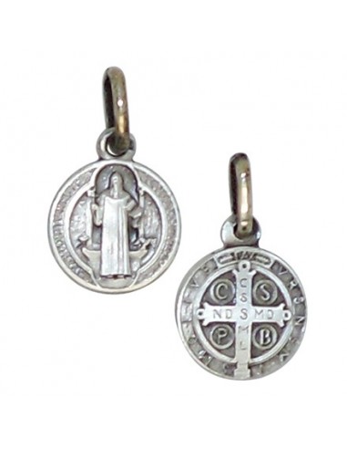 Sankt Benedikt Medaille Silber 925