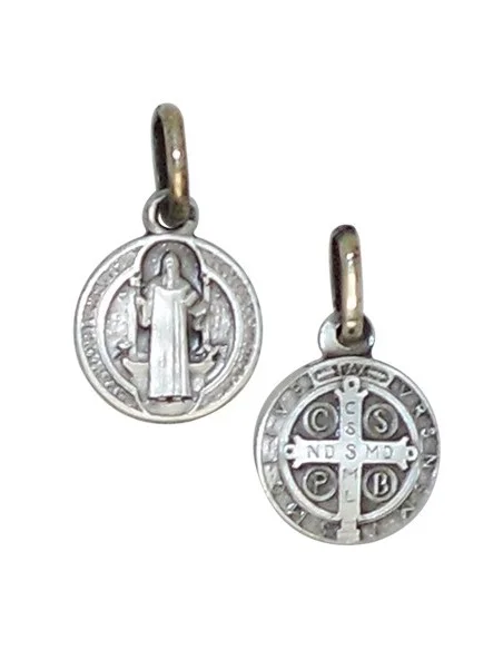 Heilige Benedictische Medaille Zilver 925