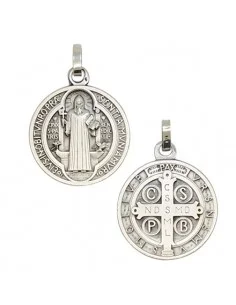 Saint Benedict Medal Silver 925