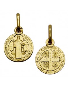 Saint Benedict Medal - gold plated