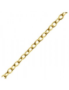 Catena placcata oro - argento 925 -81 cm
