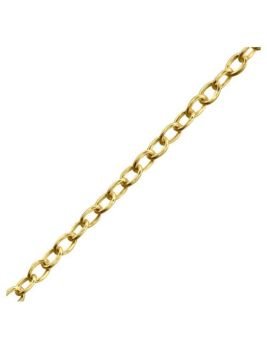Cadena bañada en oro - plata 925 -81 cm