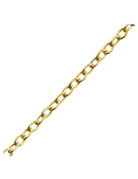 Catena placcata oro - argento 925 -81 cm