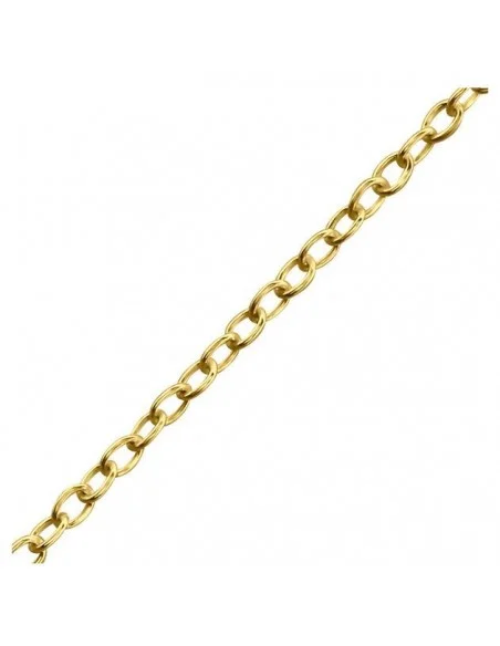 Catena placcata oro - argento 925 -81 cm
