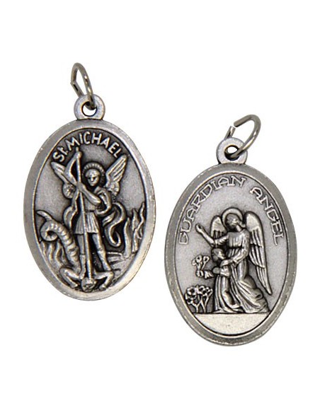 Saint Michael and Guardian Angel Medal