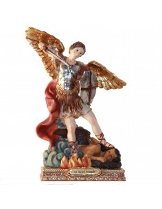 Statue Saint Michel - 11cm