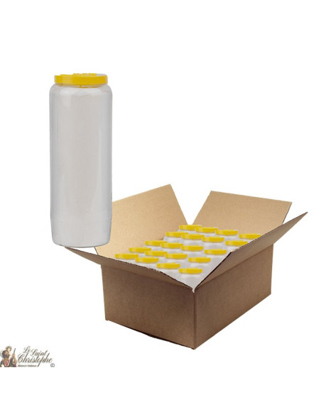 Bougie de neuvaine Blanche