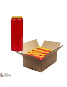 Red novena candle - cardboard 20 pieces
