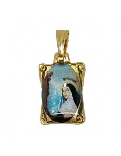 Medalla Virgen Milagrosa Rectangular