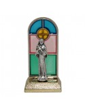 Holy Rita, stained glass statue