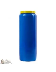Bougie de neuvaine Bleue
