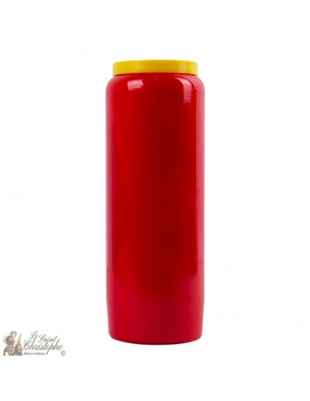 Red novena candles