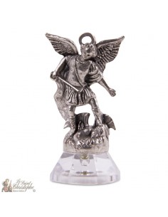Saint Micheal statue magnet sticker - 5 cm