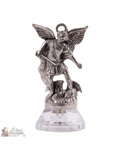 Saint Micheal statue magnet sticker