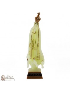 Statue Fatima fluorescente - 9 cm