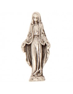 Miniatuur beeldje van de wonderbaarlijke Maagd Maria - 2,5 cm
