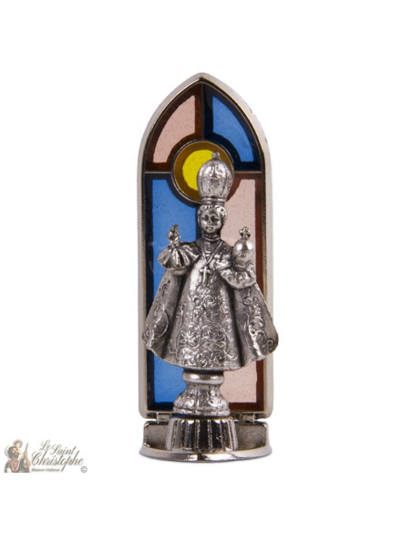 Vitral de la estatua de Jesús de Praga