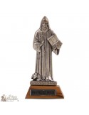 Holy Benedict statue on wooden base