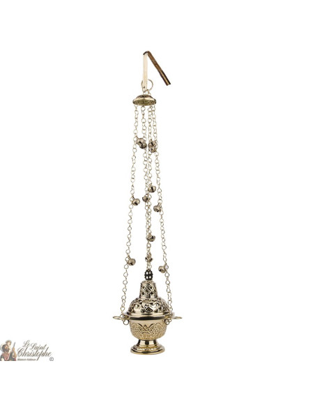 Quemador de incienso en campanas de cobre