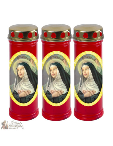 Candle cemetery of Saint Rita